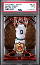 2024 TOPPS CHROME BALL OF DUTY #BOD4 JAYSON TATUM PSA 9
