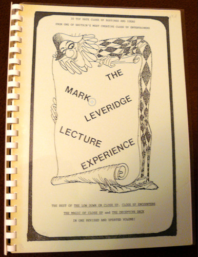 The Mark Leveridge Lecture Experience - - - Bound Lecture Notes