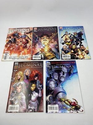 Marvel Comics New Avengers: Illuminati #1 2 3 4 5 NM Complete 1-5 Series 2007