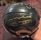 Mike Ditka and Gale Sayers signed Chicago Bears Riddell mini helmet. — photo 2