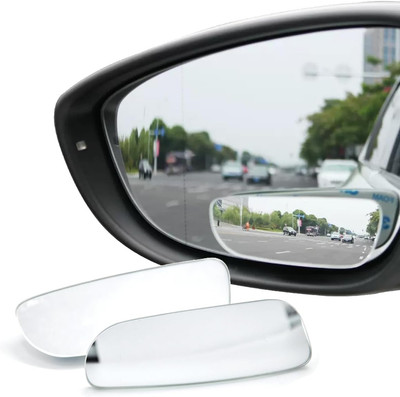 Blind Spot Mirror 2 Pack, Convex Car 3.66''x1.30'' 