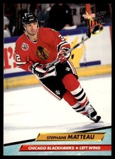 1992-93 Ultra !!! Stephane Matteau Chicago Blackhawks #279