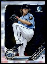 2019 Bowman Chrome Prospects Brent Honeywell Tampa Bay Rays #BCP-88