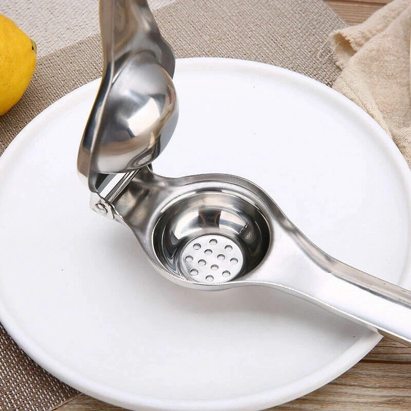 Stainless Steel Lemon Orange Lime Juicer Squeezer Kitchen & Bar Hand Press Tool