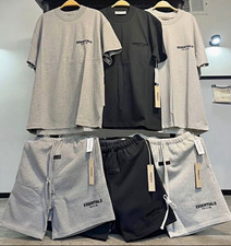 Essentials Men  s 2pc T-Shirt  Shorts Set small Cotton Jersey Logo