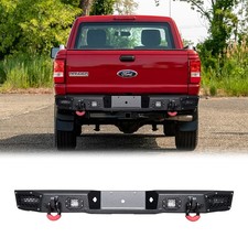 Vijay For 1998-2011 Ford Ranger New Black Rear Bumper With Led Lightd-ring