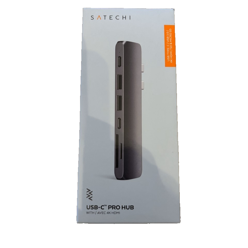 Satechi ST-CMBPM laptop dock/port replicator USB 3.2 Gen 1 (3.1 Gen 1) USB-C Hub