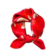 Mulberry Silk Scarfs Neck Scarf 21"x21" Small Square Scarfs hair scarf bandan...