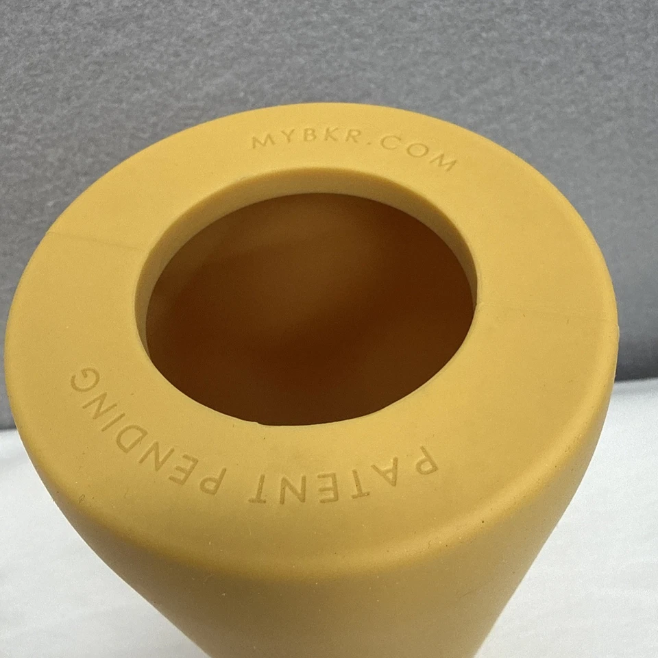 Botella de agua bkr funda de silicona color goldie tamaño 1 litro 32 oz repuesto Foto 3 de 3