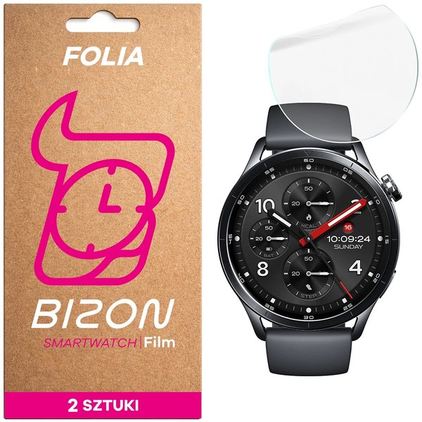 2X Schutzfolie FüR Xiaomi Watch S5 Bizon Displayschutzfolie Folie Film-image