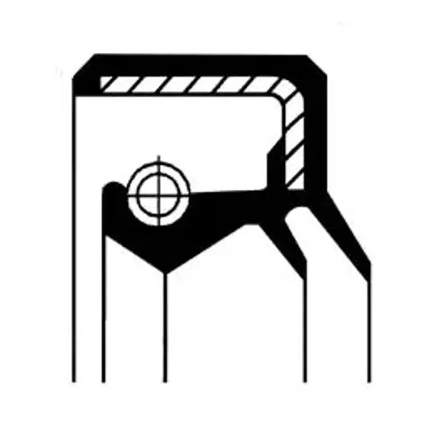 Steering gear seal NBR (nitrile butadiene rubber) 01019970B CORTECO