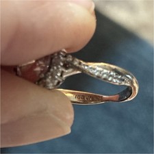 925 Sterling Silver Round CZ Diamond Halo Engagement Ring Size 7 Signed 2mm