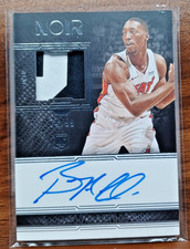 2017-18 Panini Noir Color Rookie /99 Bam Adebayo #314 Patch Auto RPA Miami