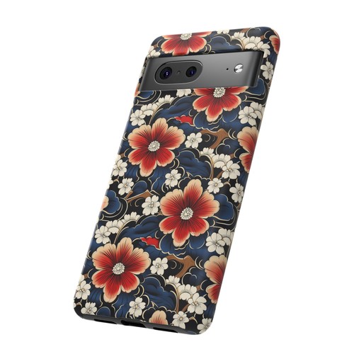 Japanese Floral Art - Tough Phone Case - iPhone, Galaxy, Google Pixel Models - 第 125/203 張圖片