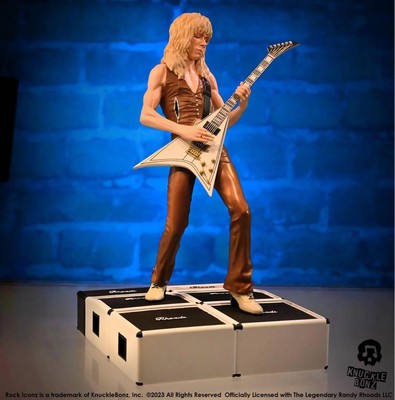 KnuckleBonz RANDY RHOADS Figure Limited to 250 rare 22cm White Jackson RRV NEW
