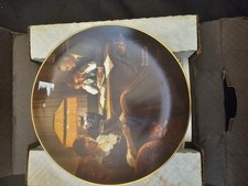 Norman Rockwell 1983 Vintage Collector's Plate 'Fathers Help' Knowles