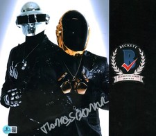 Thomas Bangalter Signed Daft Punk Legendary EDM Musician 8x10 Photo RARE BAS COA
