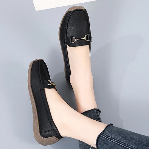 Womens Loafers Mocassin Office Work Flat Slip On Shoes Ladies Casual Shoes Size - Bild 41 von 59