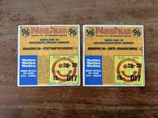Hannover 96 Eintrittskarten 1989/90, 1990/91, 1991/92 Mit DFB-Pokalkarte 1991/92