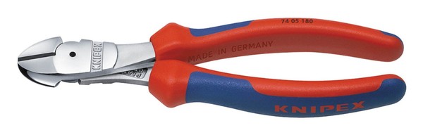 Knipex Kraft-Seitenschneider Verchromt 180 Mm Mit Mehrkomponenten-Griff-image