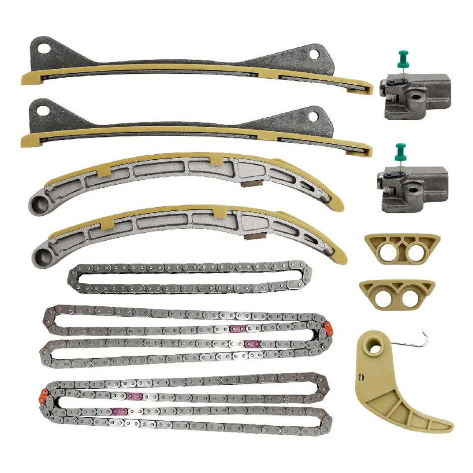 Kit de engranajes de cadena de distribución VVT pernos de junta de culata para 13-20 Kia Sorento Hyundai 3,3 L Foto 3 de 4