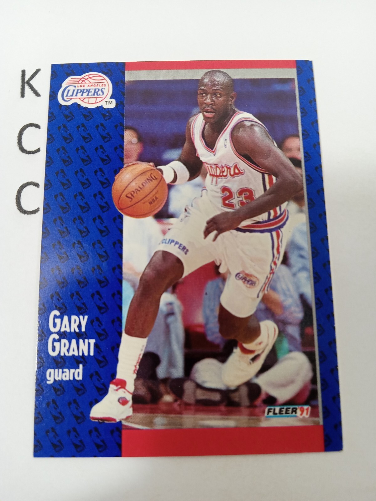 1991 Fleer Basketball #89 Gary Grant Los Angeles Clippers