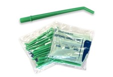 Dental Surgical Aspirator Tips Suction Evacuation Green 1/4" Bag of 25