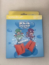 Speedo Sea Squad Kids Baby Swimming Pool Armbands Orange 0-2 Years