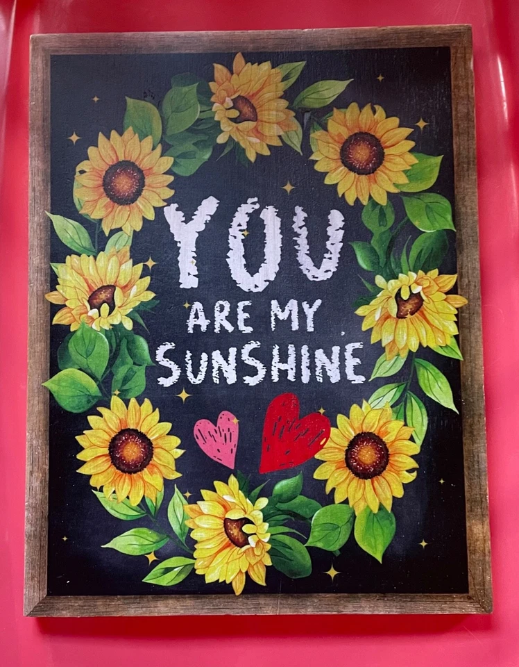 wood plaque/sign "You are my sunshine" - Image 4 of 4