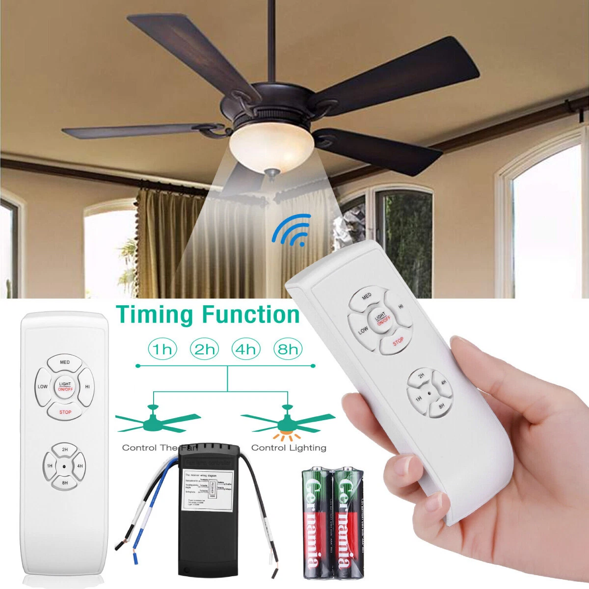 How Does Ceiling Fan Remote Control Work Shelly Lighting