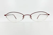 Adrienne Vittadini AV6047 175 Eyeglass Frame Half Rim Red 47-20-135 14194