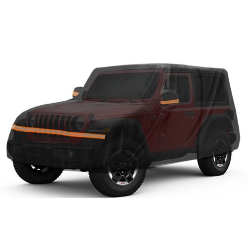 Car Cover 6 Layer Jeep Cover Black For Jeep Wrangler 2 Door CJ YJ TJ JK Sun Snow - Bild 3 von 10