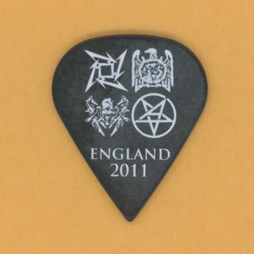 Metallica 2011 England Big 4 concert tour w/ Slayer Megadeth Guitar
