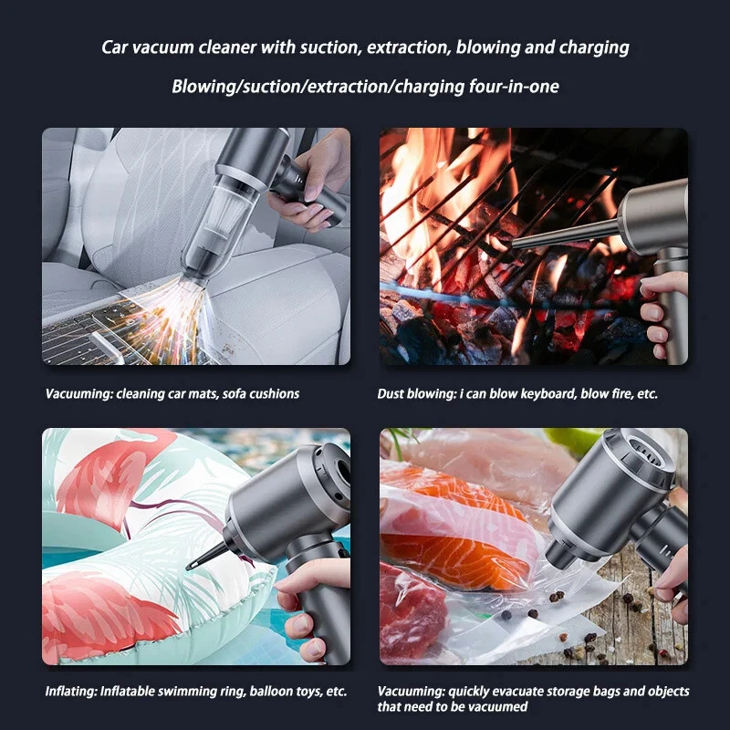 9200000PA Car Vacuum Cleaner Wireless Mini Handheld Strong Suction Clean Machine - Image 4 of 4