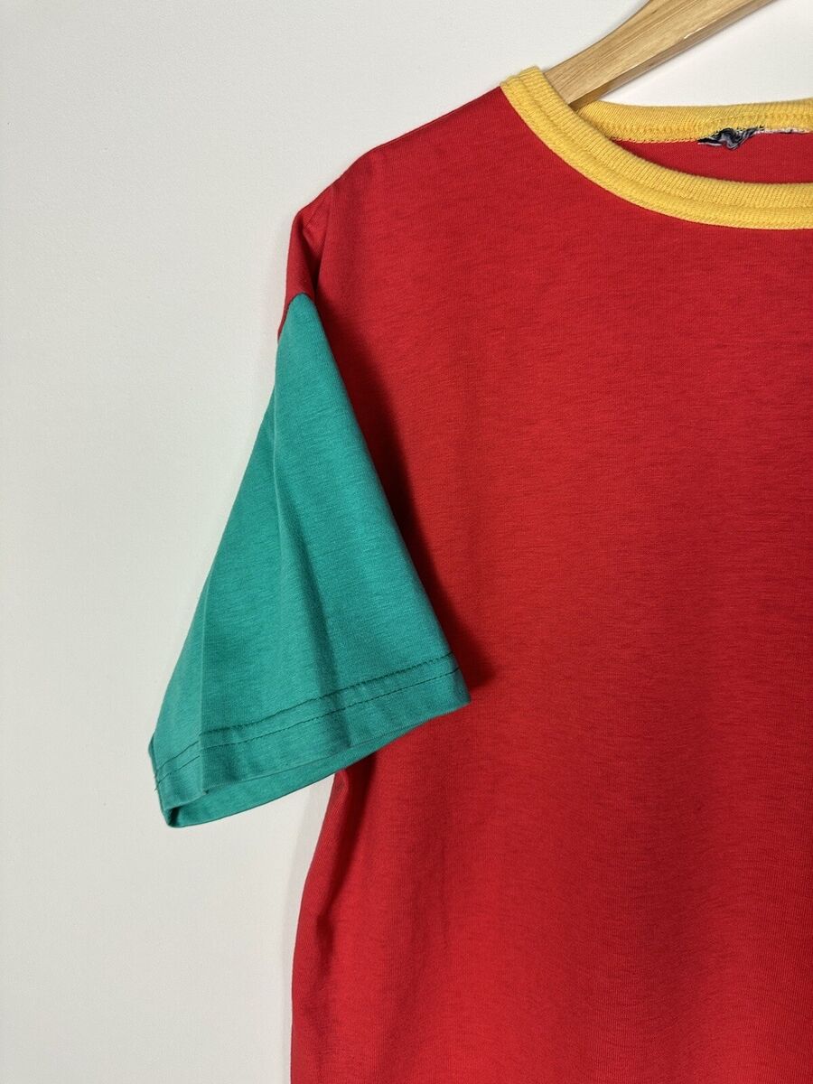 RARE! Vintage Hang Ten multicolor Color Blocked T shirt size RARE! Vintage Hang Ten multicolor Color Blocked T shirt size