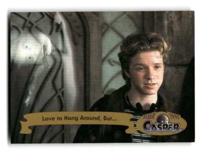 1995 Universal Studios CASPER Collectible Trading Card #65 Love to Hang Around