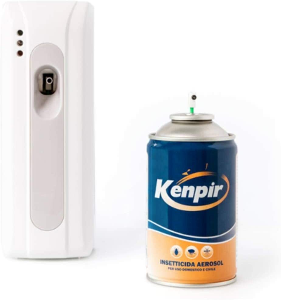 Erogatore elettronico insetticida Kenpir al piretro con bomboletta 250 ml