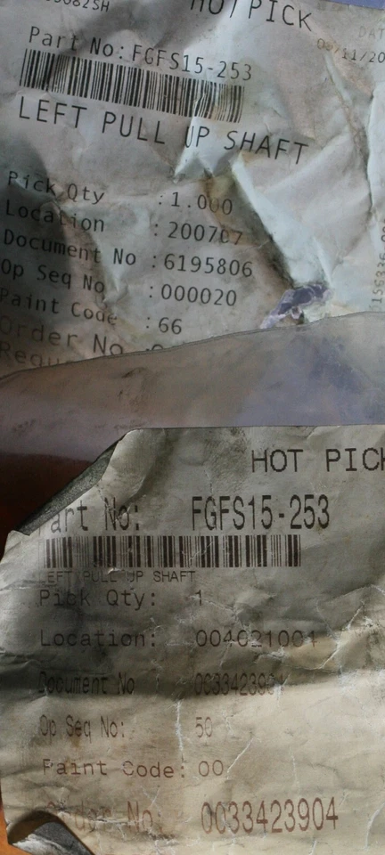 One (1) GOSS FG.FS15-253 Left Pull Up Shaft Goss International 3-1/2" Long NEW - Image 3 of 4