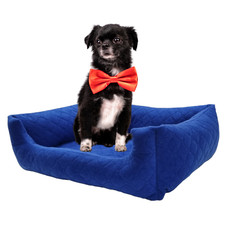 Hundebett kleine Hunde Hundekissen Hundesofa Katzenbett 70 x 60cm flaschengrün
