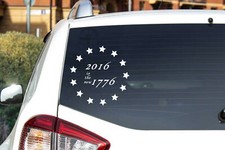 Funny 2024 Trump 2016 is the new 1776 MAGA Decal Car Window Vinyl Sticker