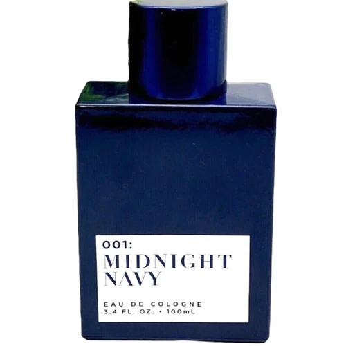 Tru Fragrance 001: Midnight Navy Eau de Cologne Spray 3.4.oz New Unboxed for men