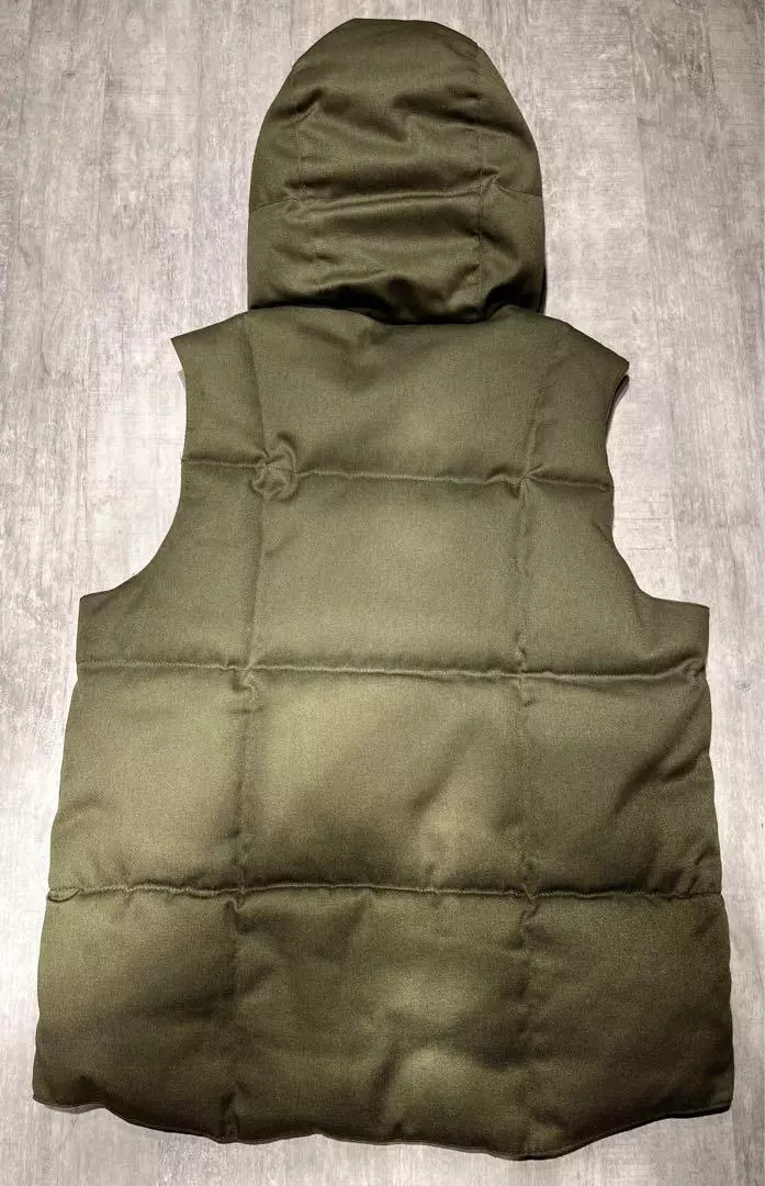 Engineered Garments Down Vest Olive Size M Used From Japan