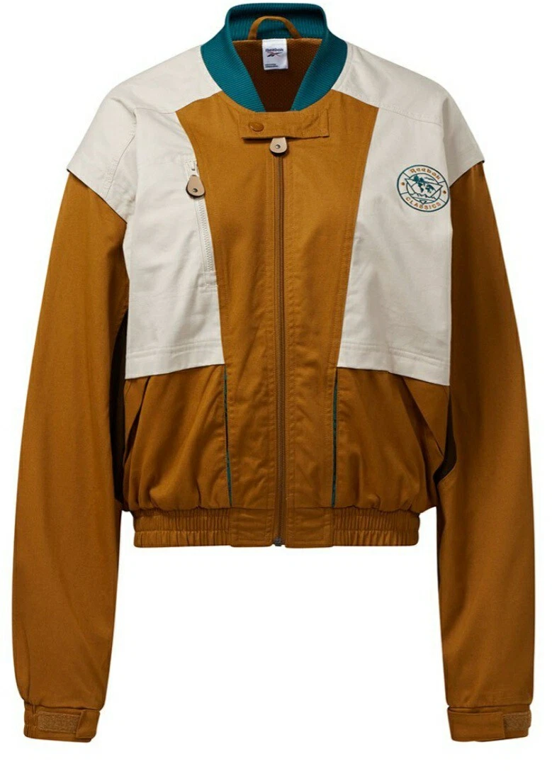 Reebok Classics Zip off Jacket Yellow. Uk XL eBay