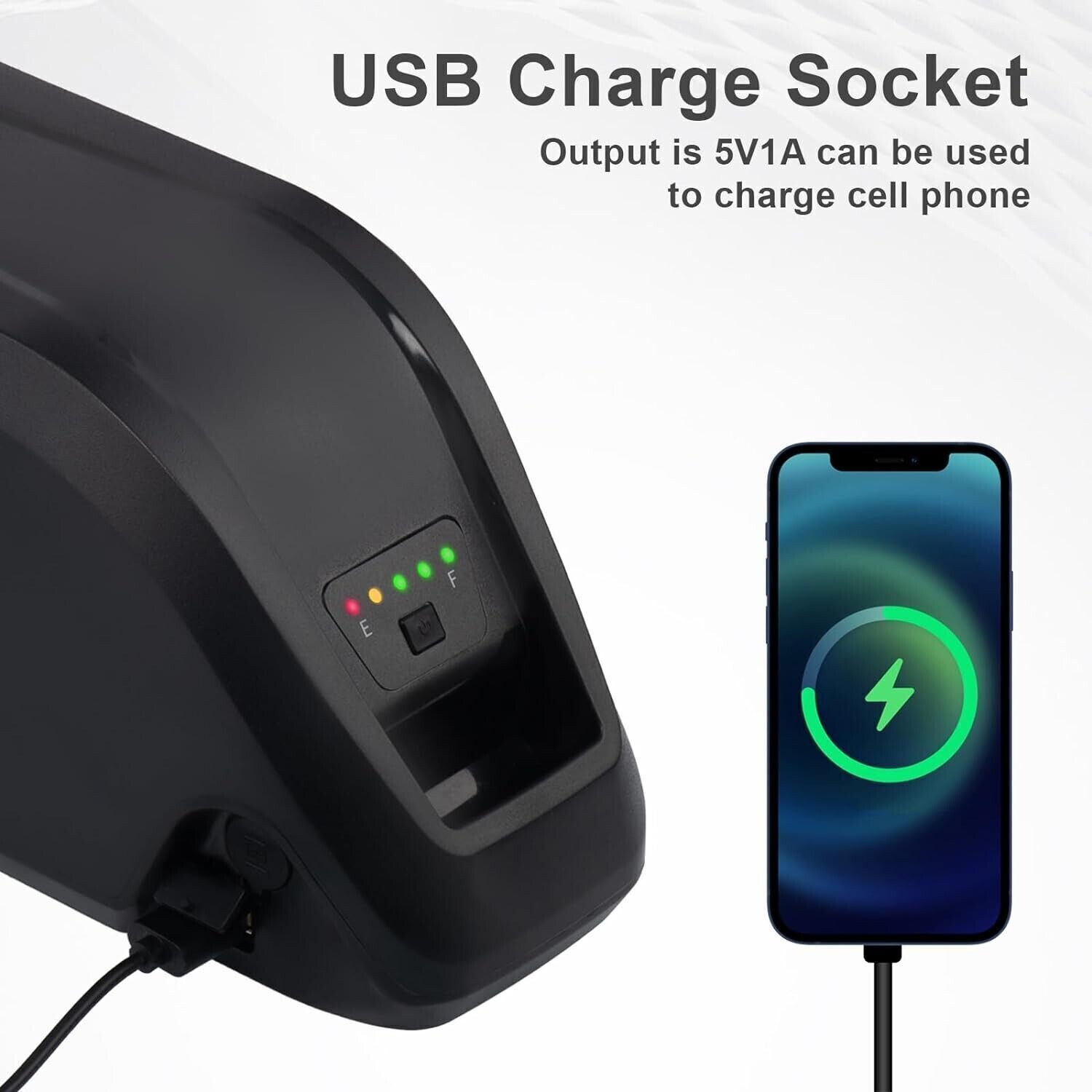 36V Hailong Lithium Ebike Battery Electric Bike Battery 5Pin For 200~1000W Motor