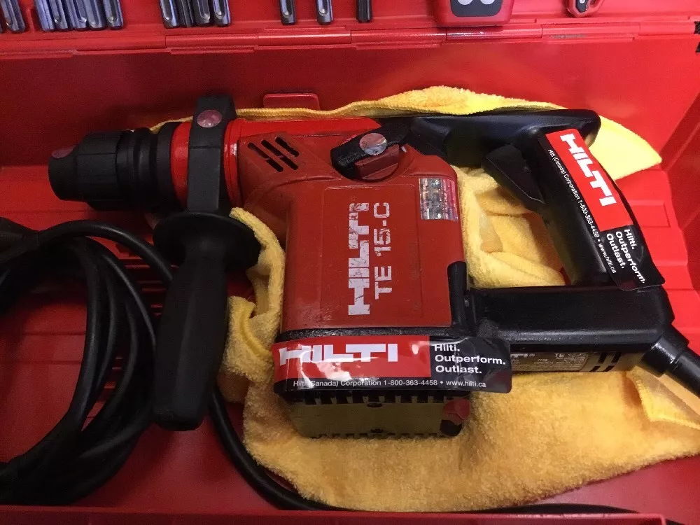 HILTI TE 15 C HAMMER DRILL PREOWNED FREE LASER METER BITS