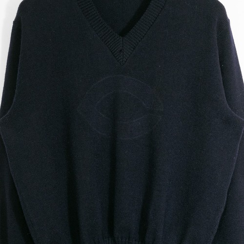Vintage 50s Nelson Knitting Mills Co Sweater Mens Large - Chicago Bears V Neck - Picture 2 of 7