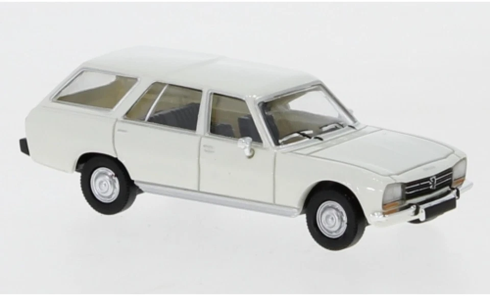 Miniature PEUGEOT 504 Break 1978 Blanche - Echelle HO 1/87 - PREMIUM 870026 - Photo 2/2