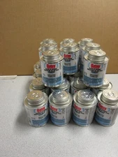 OATEY RAIN-R-SHINE MEDIUM BLUE PVC PIPE CEMENT #30891 - QTY. 24 - 8 OZ. CANS