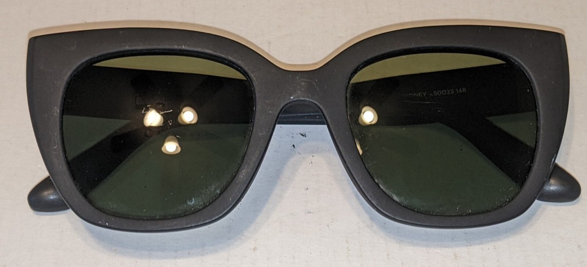 TOMS Sydney Travelers Collection Cat Eye Black / Green 50-23  display picture 1