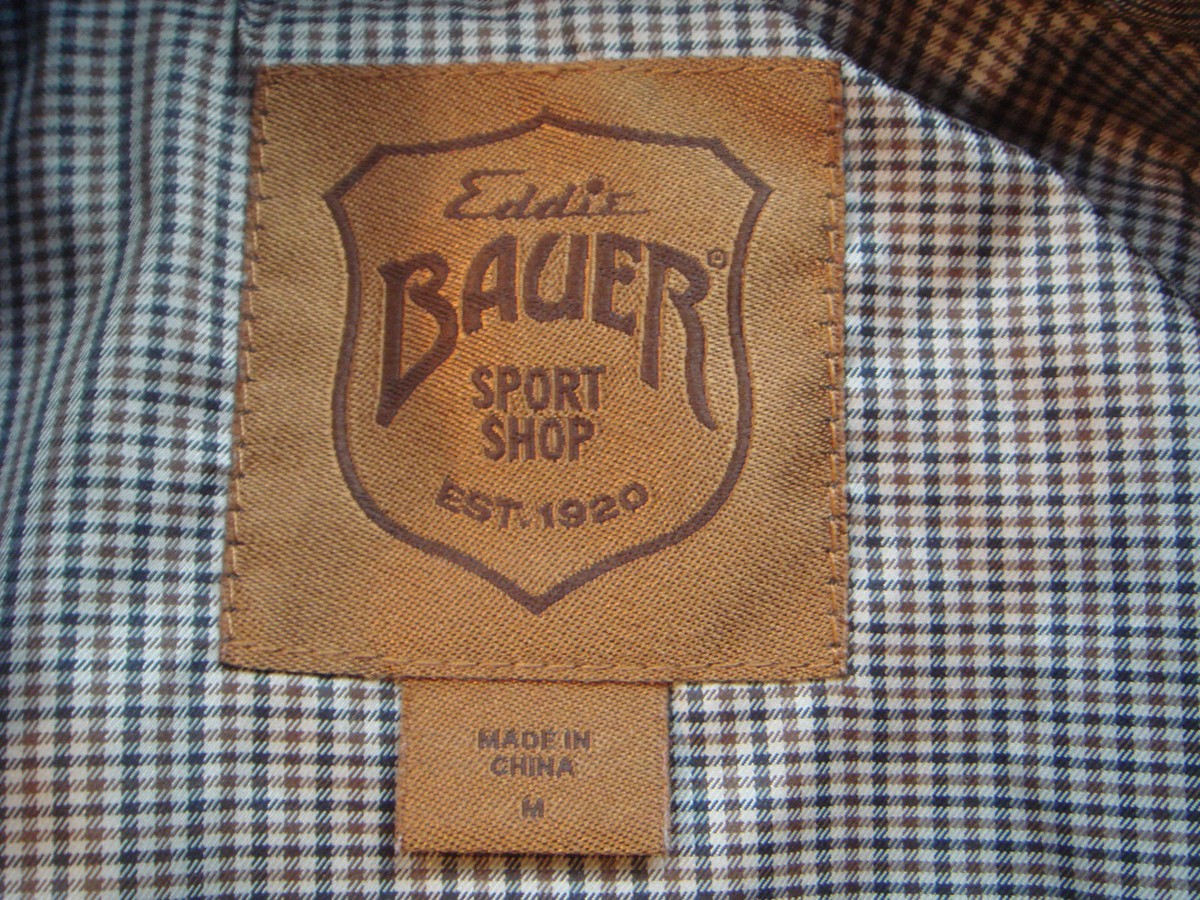 EDDIE BAUER SPORT SHOP 1936 SKYLINER MODEL JACKET W/ PREMIUM EDDIE BAUER SPORT SHOP 1936 SKYLINER MODEL JACKET W/ PREMIUM